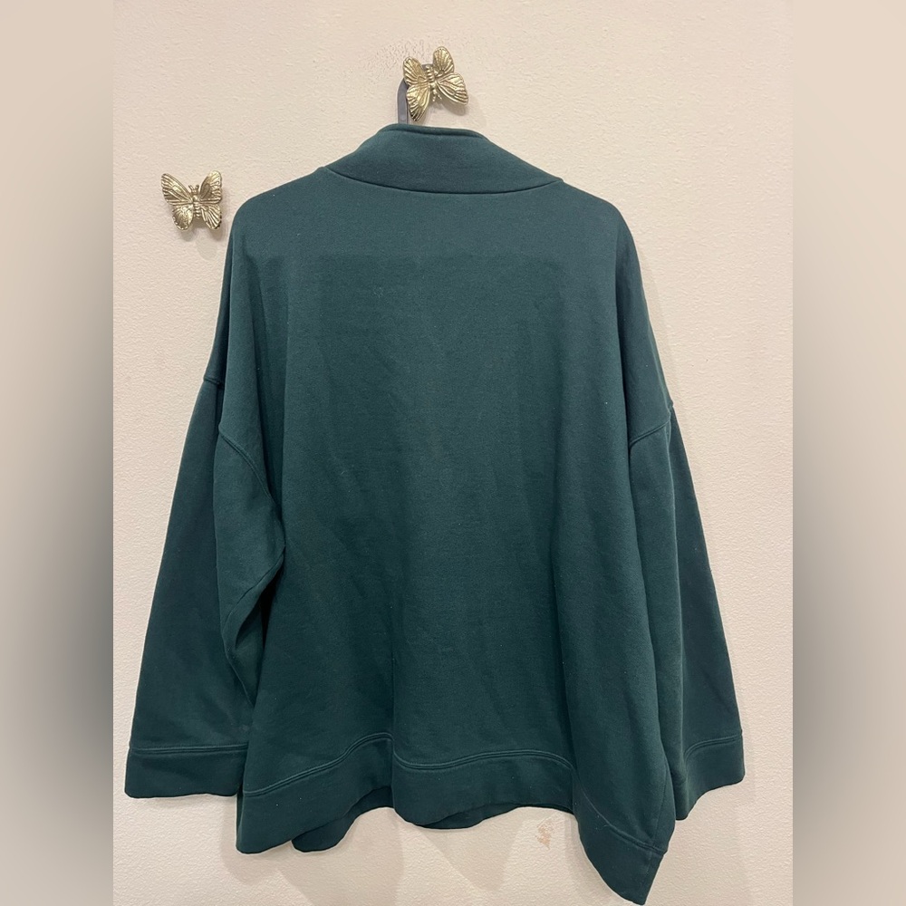 Authentic Women's Classic Comfort Green Sweater - Picture 4 of 4